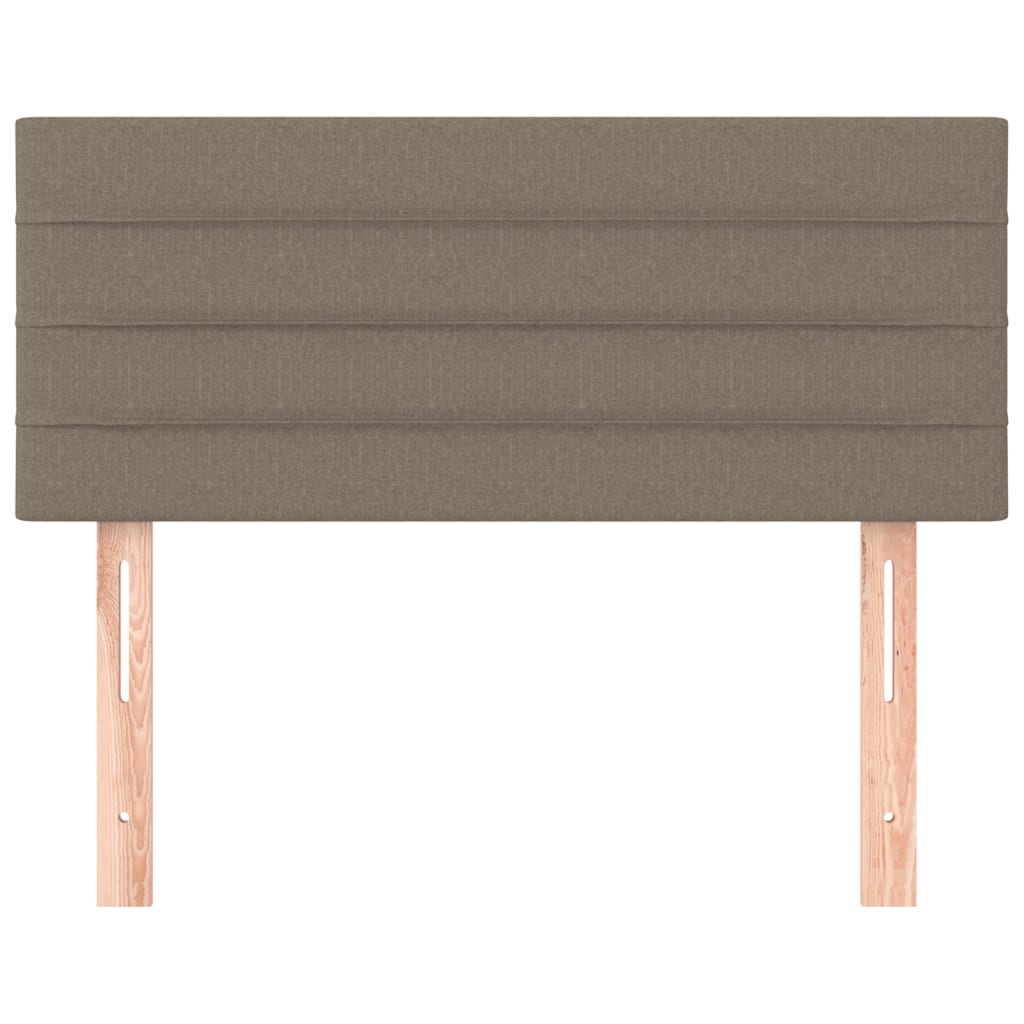 Kopfteil Taupe 100x5x78/88 cm Stoff