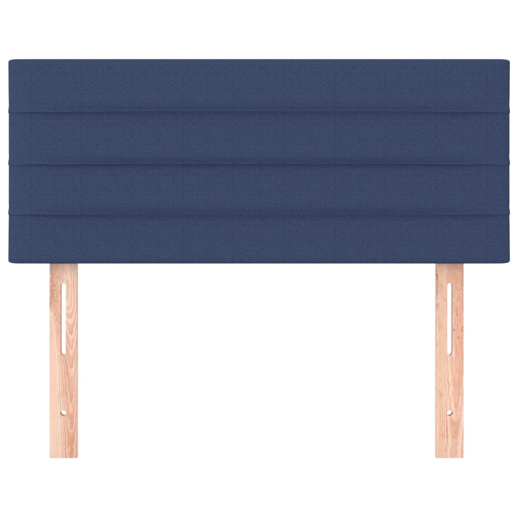 Kopfteil Blau 100x5x78/88 cm Stoff