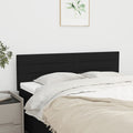 Kopfteile Schwarz 144x5x78/88 cm Stoff