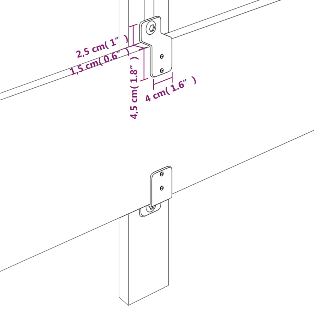 Kopfteile Creme 144x5x78/88 cm Stoff