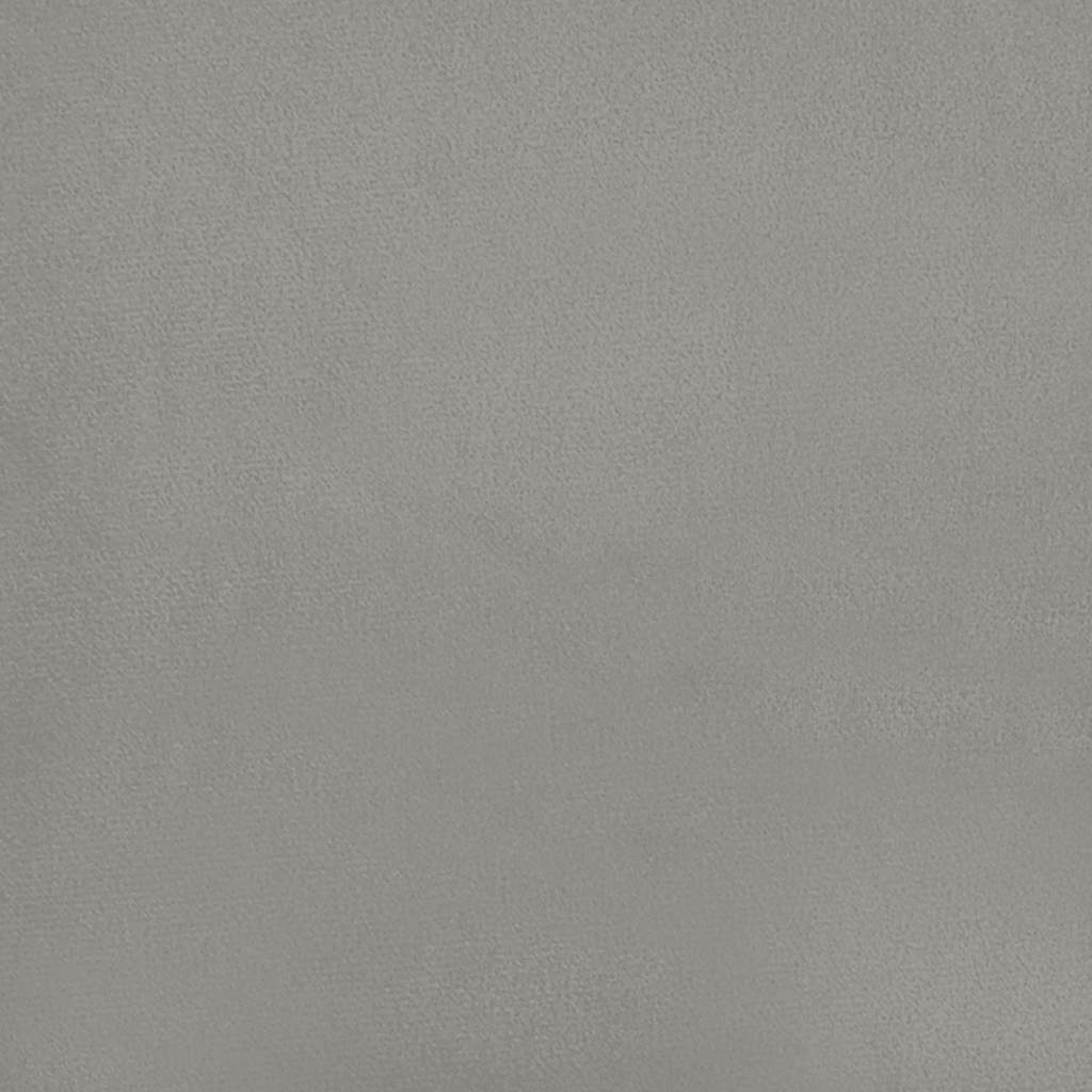 Kopfteile Hellgrau 144x5x78/88 cm Samt