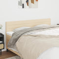 Kopfteile Creme 160x5x78/88 cm Stoff