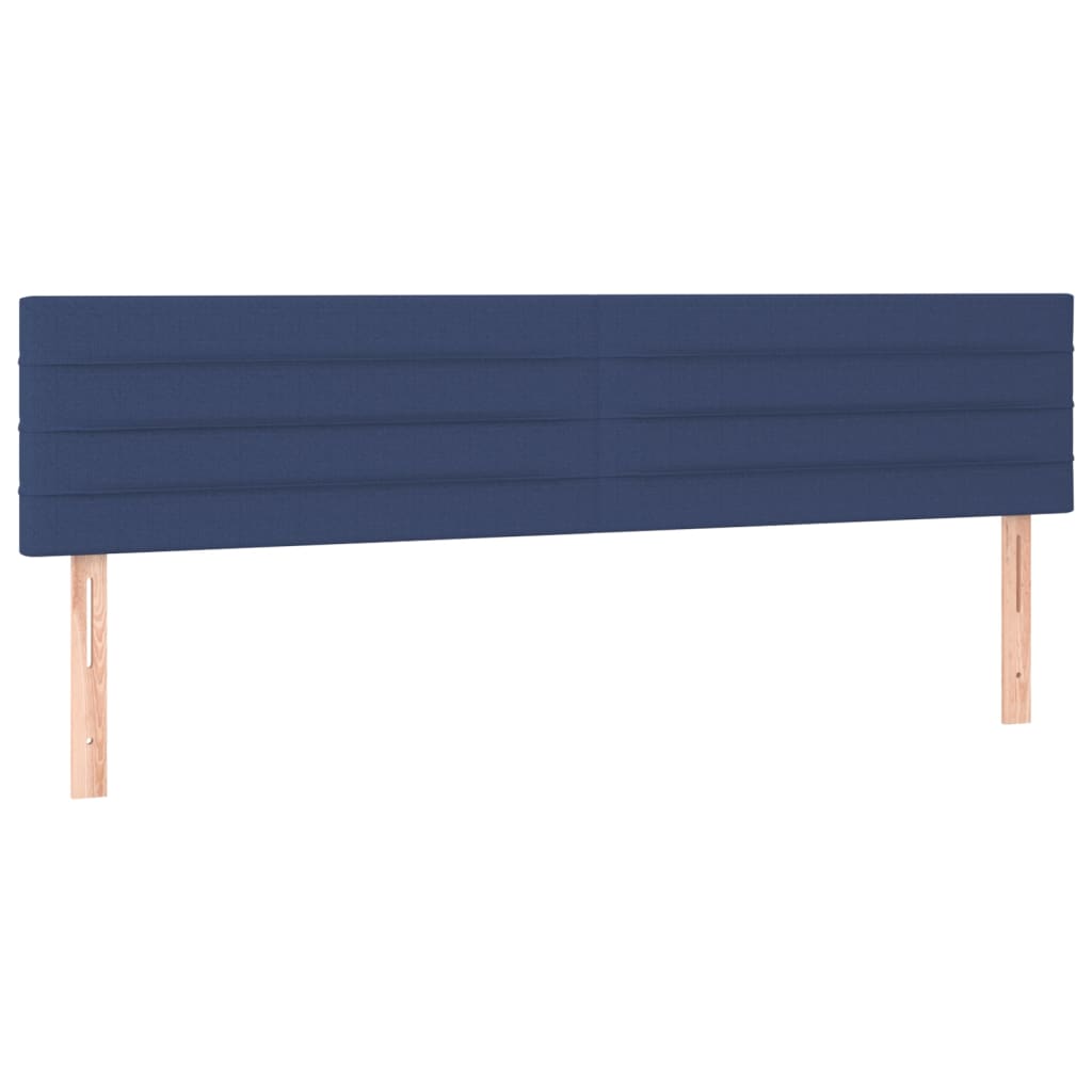 Kopfteile Blau 160x5x78/88 cm Stoff