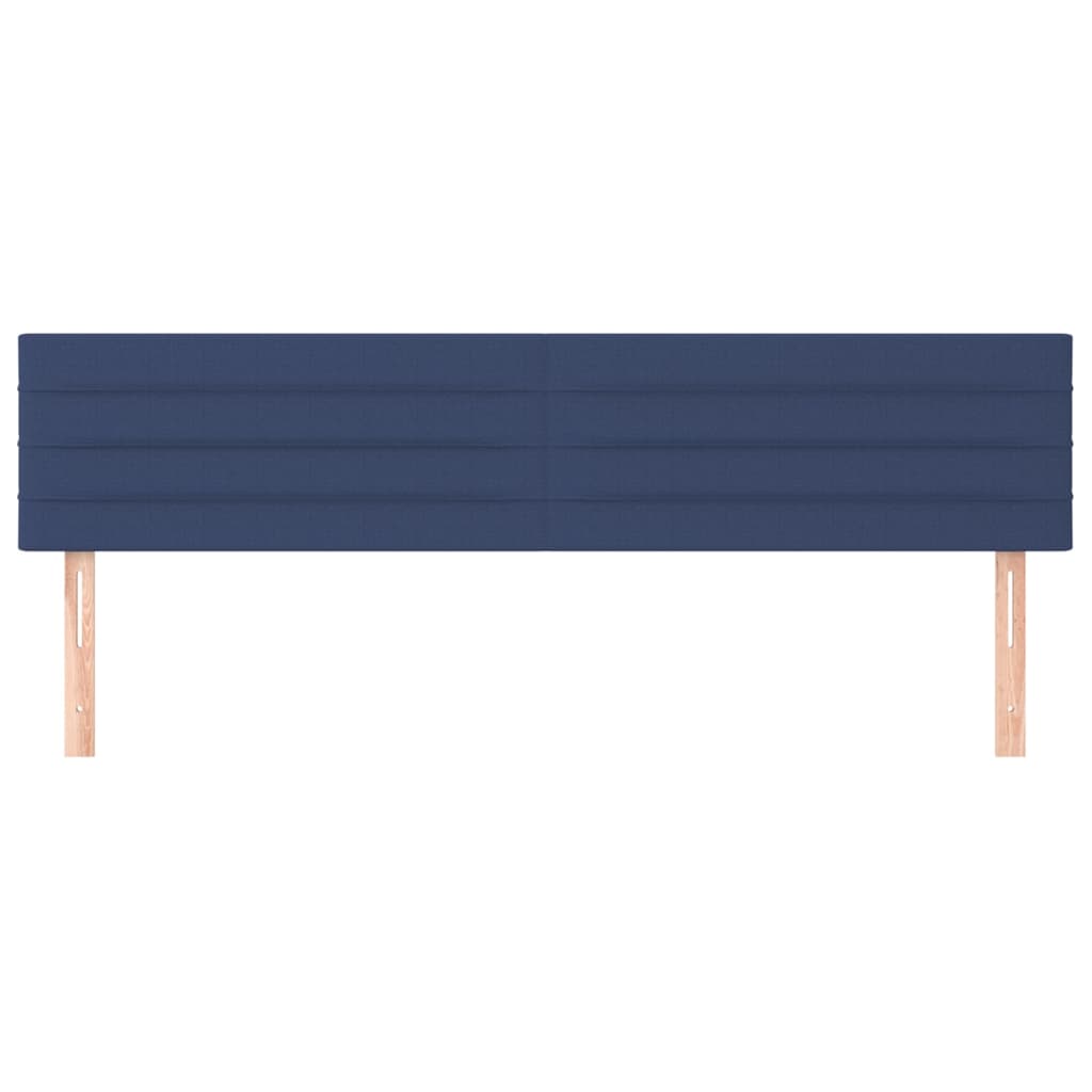 Kopfteile Blau 180x5x78/88 cm Stoff
