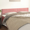 Kopfteile Rosa 180x5x78/88 cm Samt