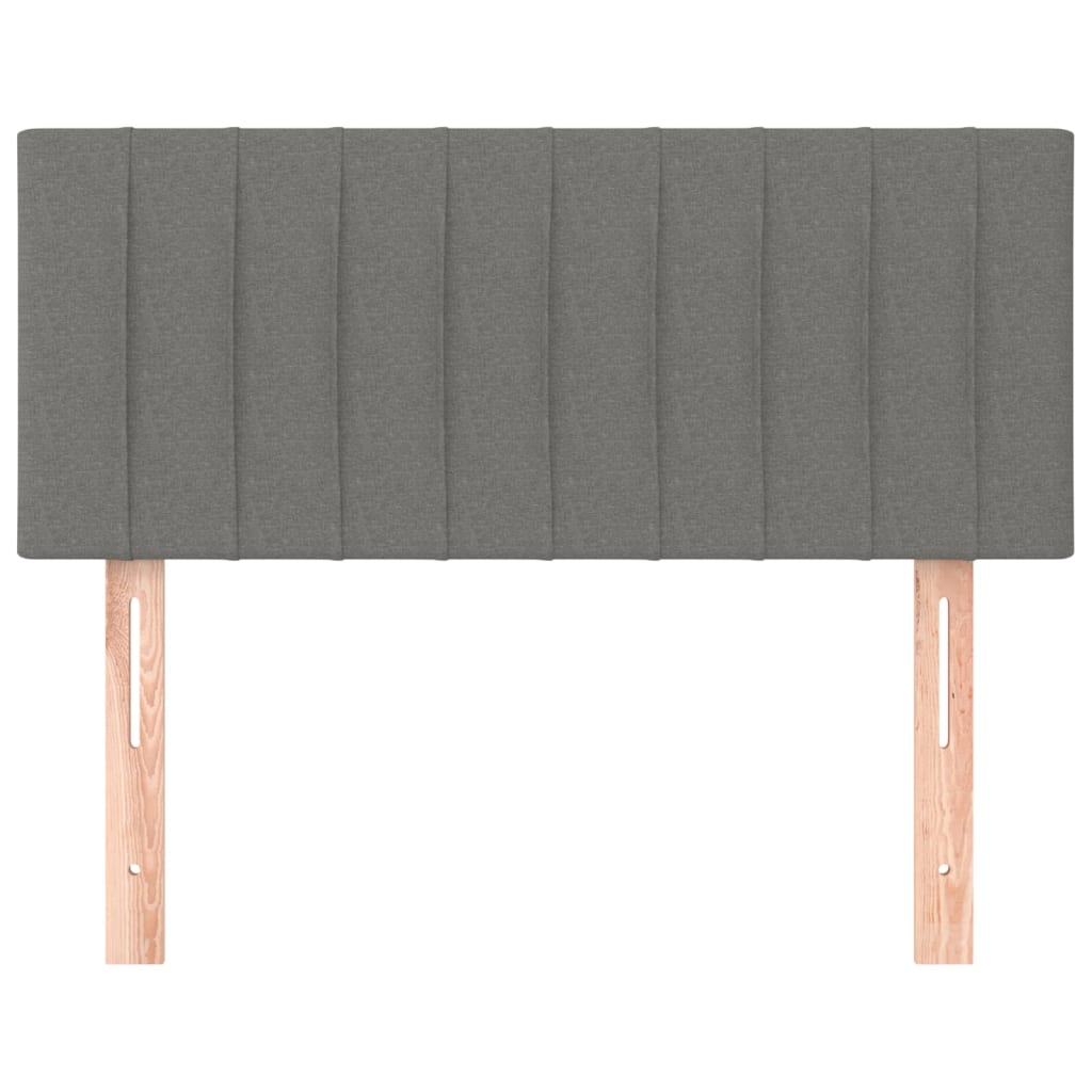 Kopfteil Dunkelgrau 80x5x78/88 cm Stoff