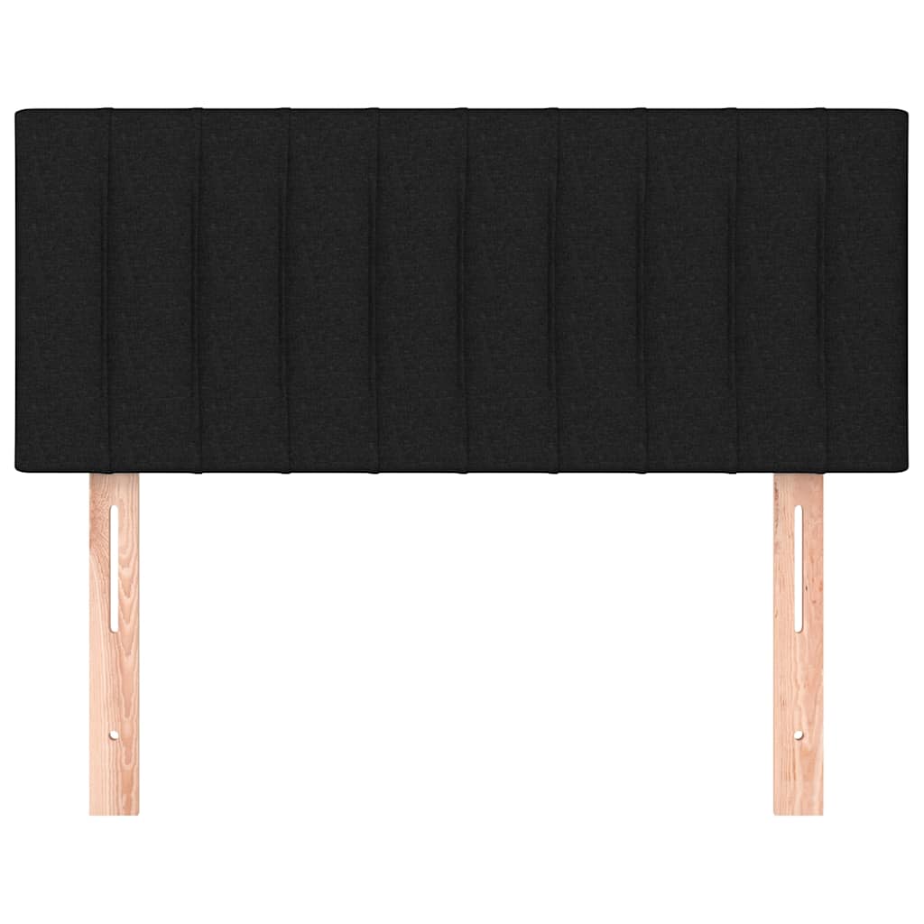 Kopfteil Schwarz 80x5x78/88 cm Stoff