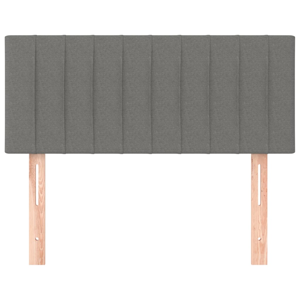 Kopfteil Dunkelgrau 100x5x78/88 cm Stoff