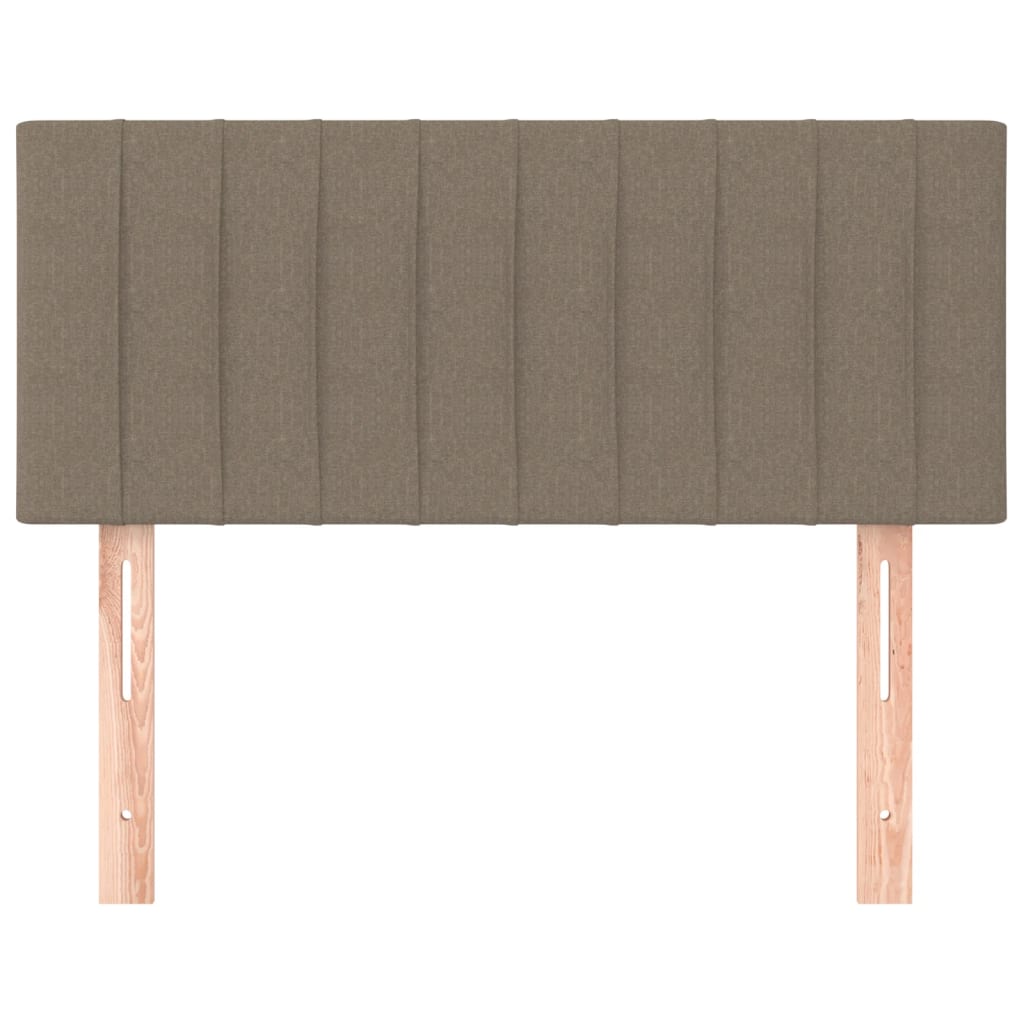 Kopfteil Taupe 100x5x78/88 cm Stoff