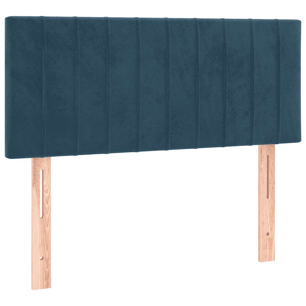Kopfteil Dunkelblau 100x5x78/88 cm Samt