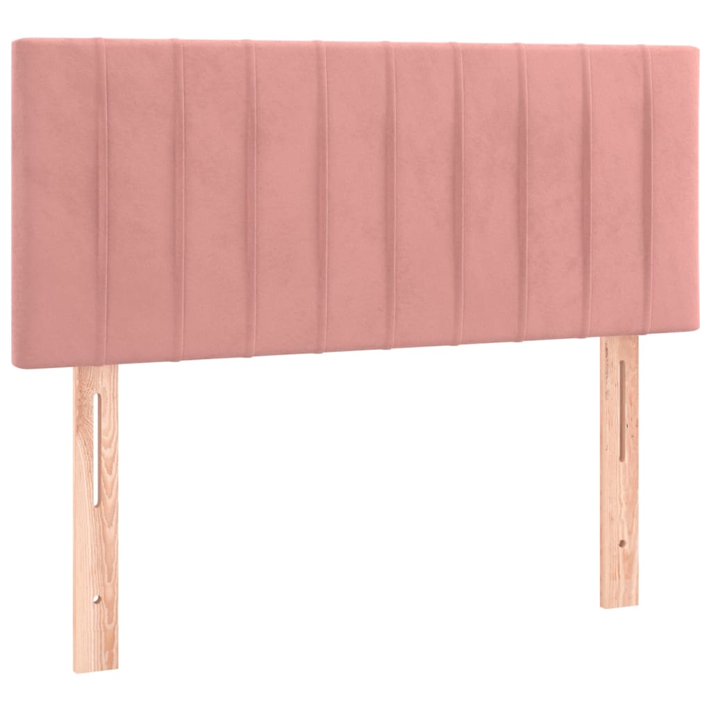 Kopfteil Rosa 100x5x78/88 cm Samt