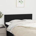 Kopfteile Schwarz 144x5x78/88 cm Stoff