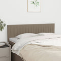 Kopfteile Taupe 144x5x78/88 cm Stoff