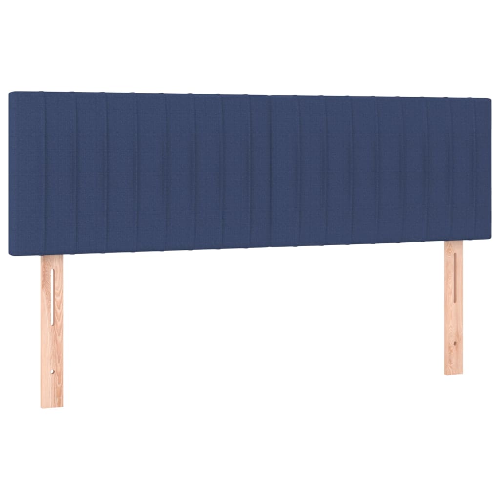 Kopfteile Blau 144x5x78/88 cm Stoff