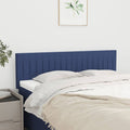 Kopfteile Blau 144x5x78/88 cm Stoff