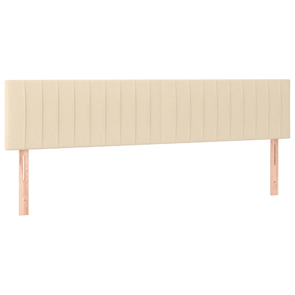 Kopfteile Creme 160x5x78/88 cm Stoff