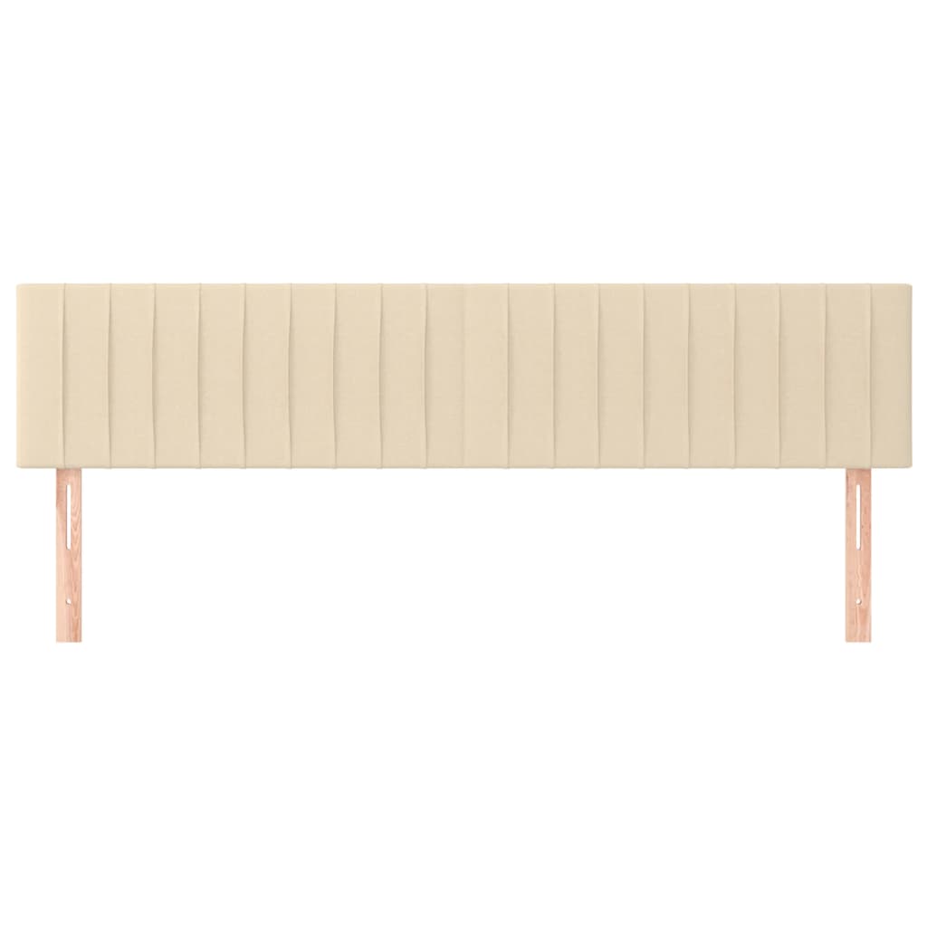 Kopfteile Creme 160x5x78/88 cm Stoff