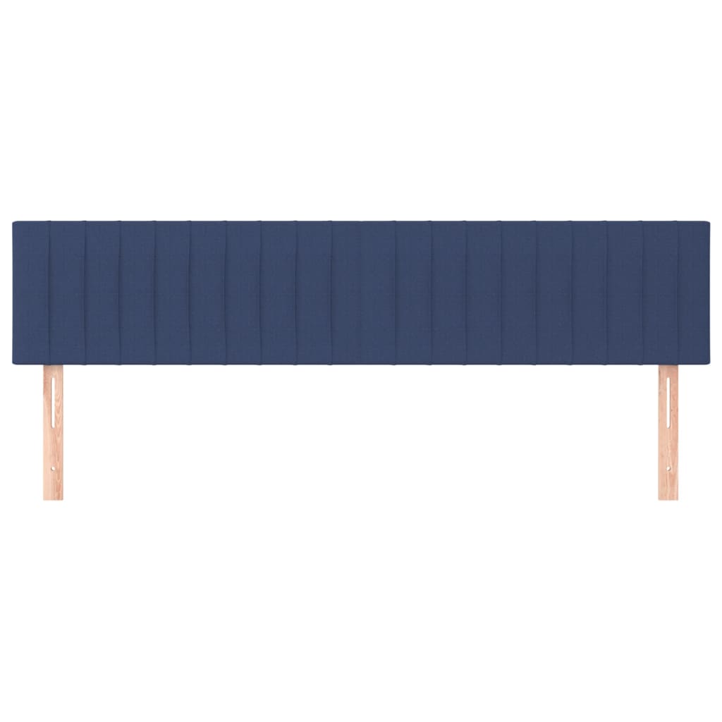 Kopfteile Blau 160x5x78/88 cm Stoff