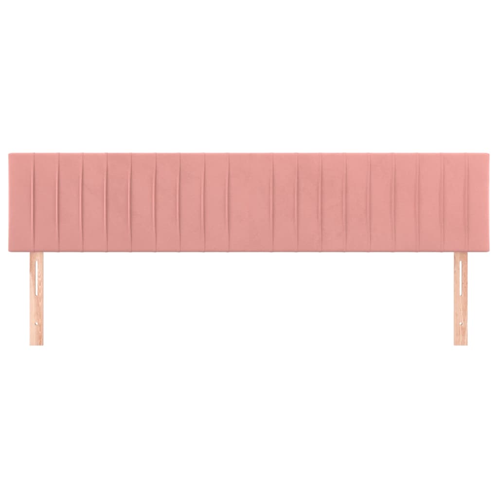 Kopfteile Rosa 160x5x78/88 cm Samt