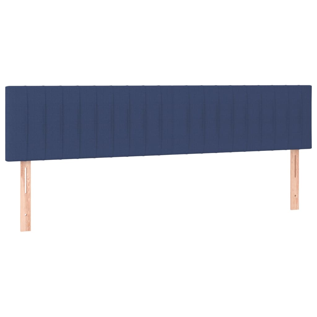 Kopfteile Blau 180x5x78/88 cm Stoff
