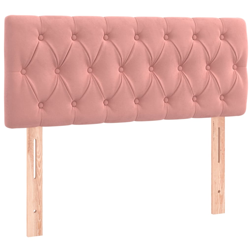 Kopfteil Rosa 90x7x78/88 cm Samt