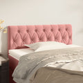 Kopfteil Rosa 90x7x78/88 cm Samt