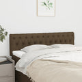Kopfteile Dunkelbraun 144x7x78/88 cm Stoff