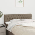 Kopfteile Taupe 160x7x78/88 cm Stoff