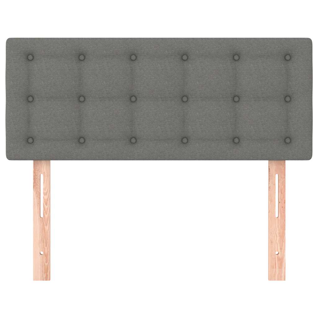 Kopfteil Dunkelgrau 80x5x78/88 cm Stoff