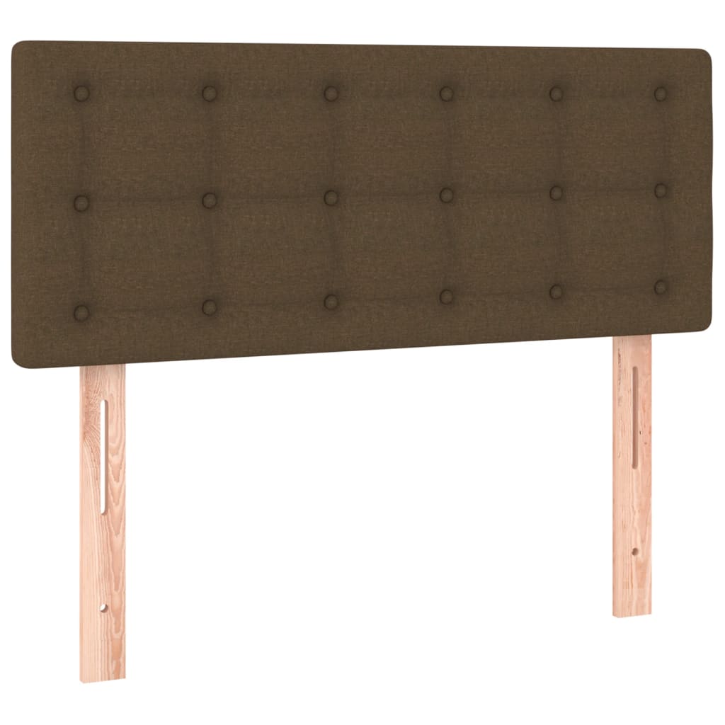 Kopfteil Dunkelbraun 80x5x78/88 cm Stoff