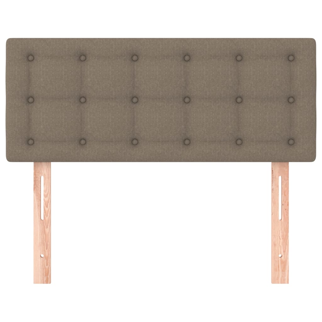 Kopfteil Taupe 80x5x78/88 cm Stoff