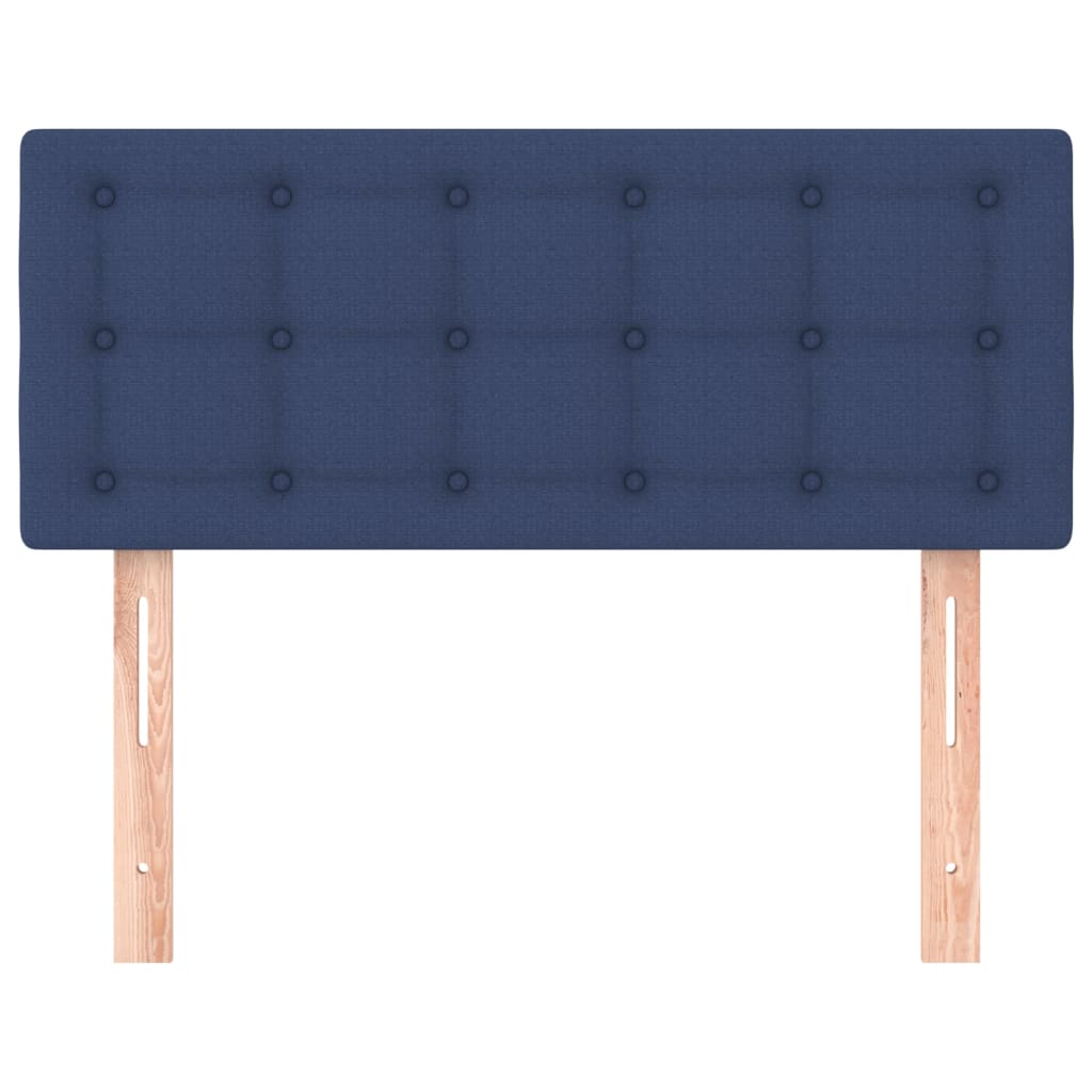 Kopfteil Blau 90x5x78/88 cm Stoff