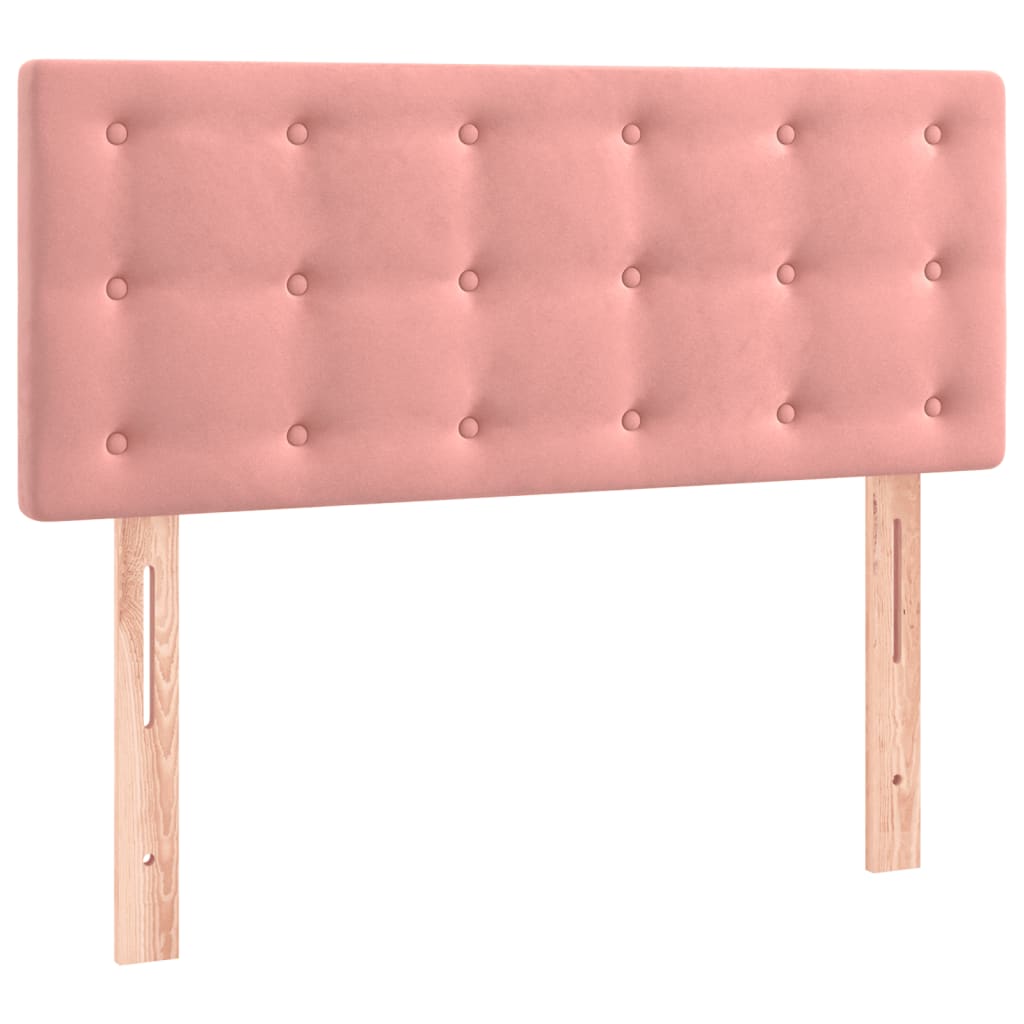 Kopfteil Rosa 90x5x78/88 cm Samt
