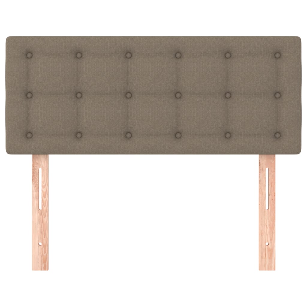 Kopfteil Taupe 100x5x78/88 cm Stoff