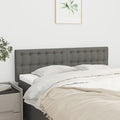 Kopfteile Dunkelgrau 144x5x78/88 cm Stoff