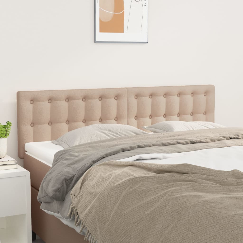 Kopfteile Cappuccino-Braun 144x5x78/88 cm Kunstleder