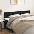 Kopfteile Schwarz 160x5x78/88 cm Kunstleder