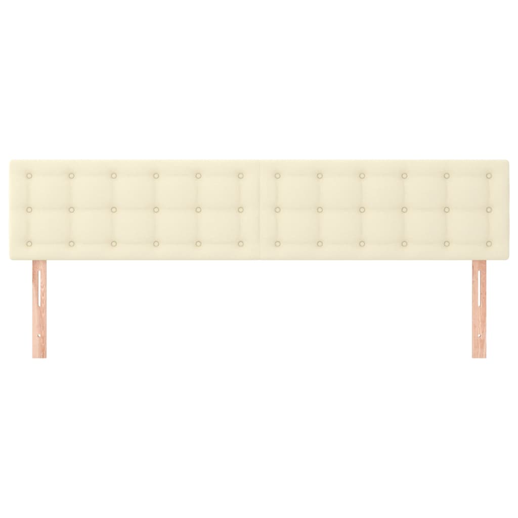 Kopfteile Creme 160x5x78/88 cm Kunstleder