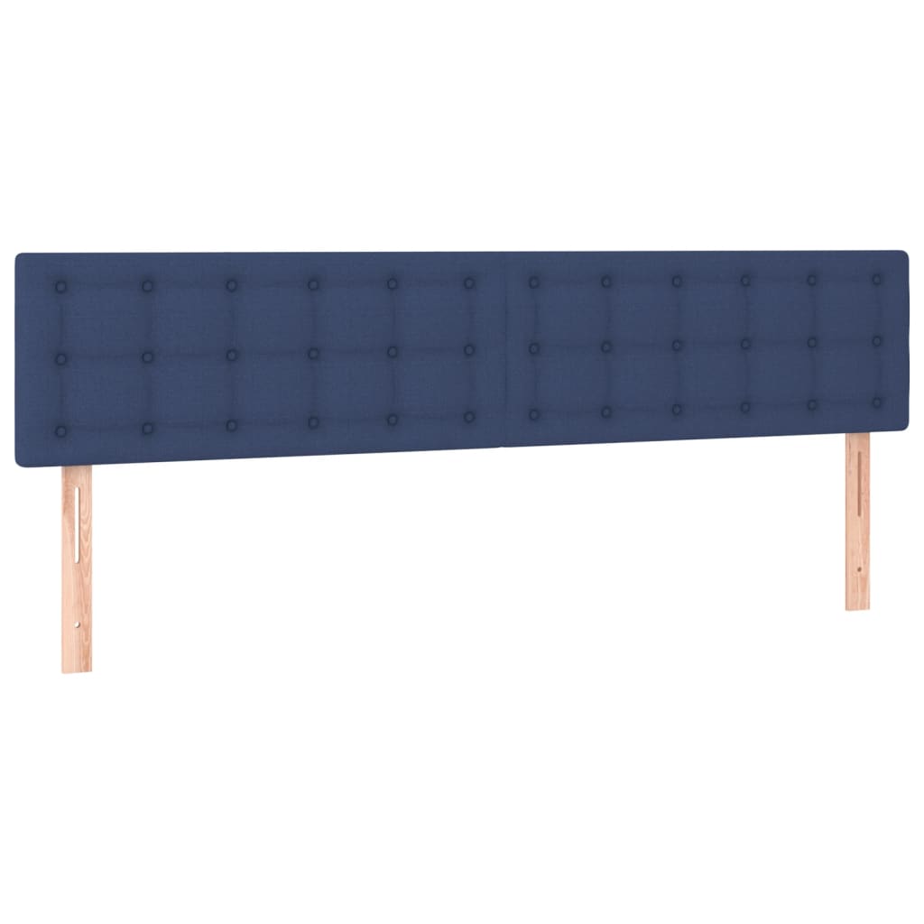 Kopfteile Blau 180x5x78/88 cm Stoff