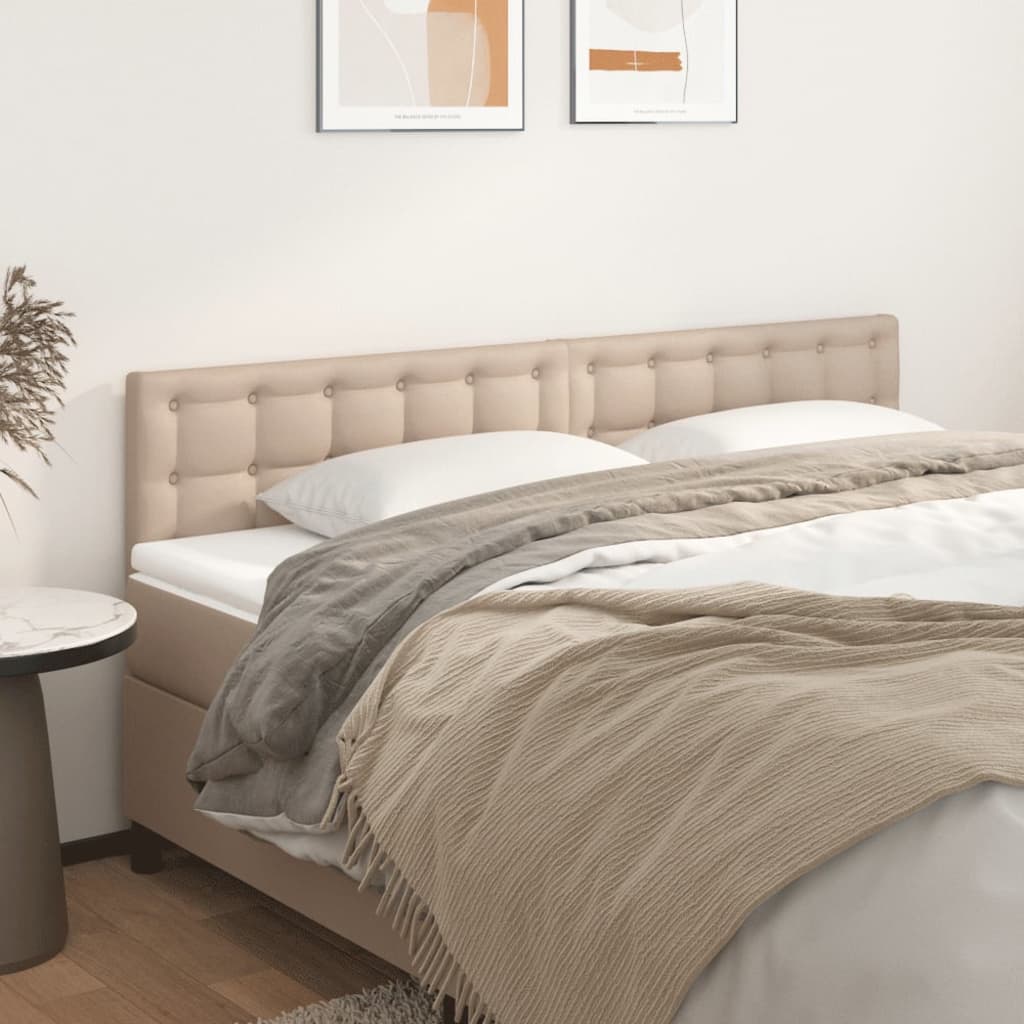 Kopfteile Cappuccino-Braun 200x5x78/88 cm Kunstleder