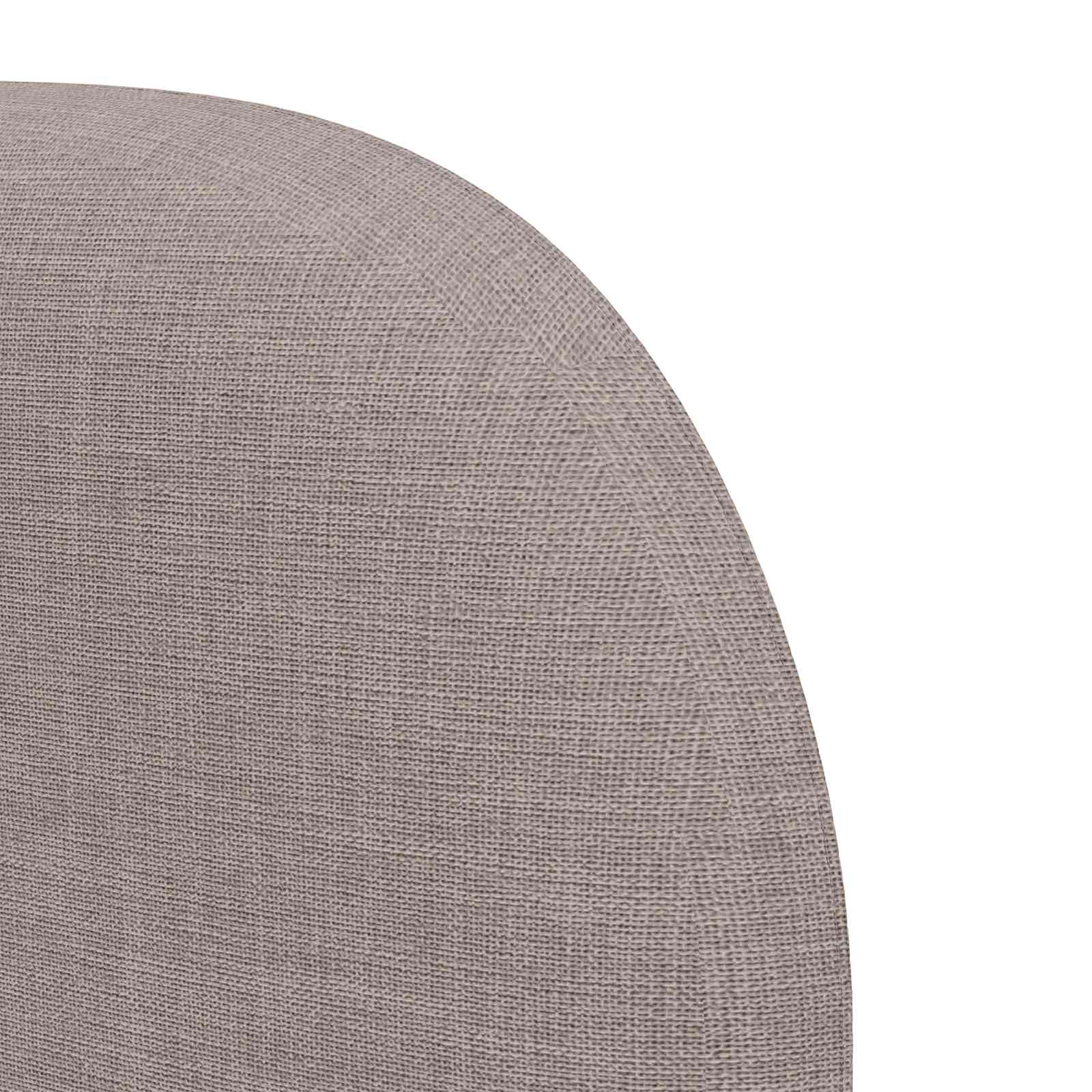 Kopfteil Ohr Taupe 40 x 23 x 6 cm Stoff