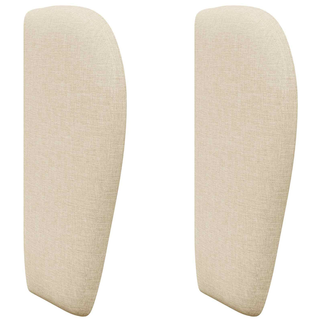 Kopfteil Ohr Creme 40 x 23 x 6 cm Stoff