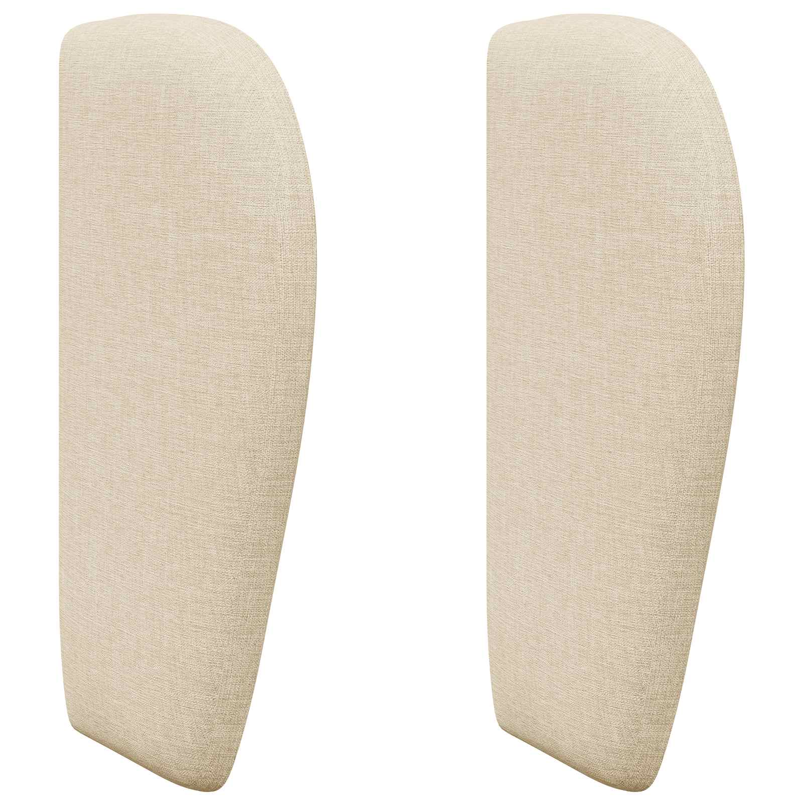 Kopfteil Ohr Creme 40 x 23 x 6 cm Stoff
