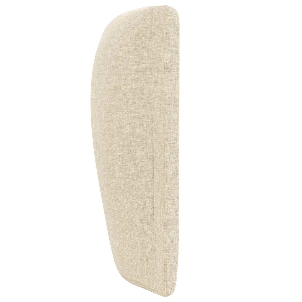 Kopfteil Ohr Creme 40 x 23 x 6 cm Stoff