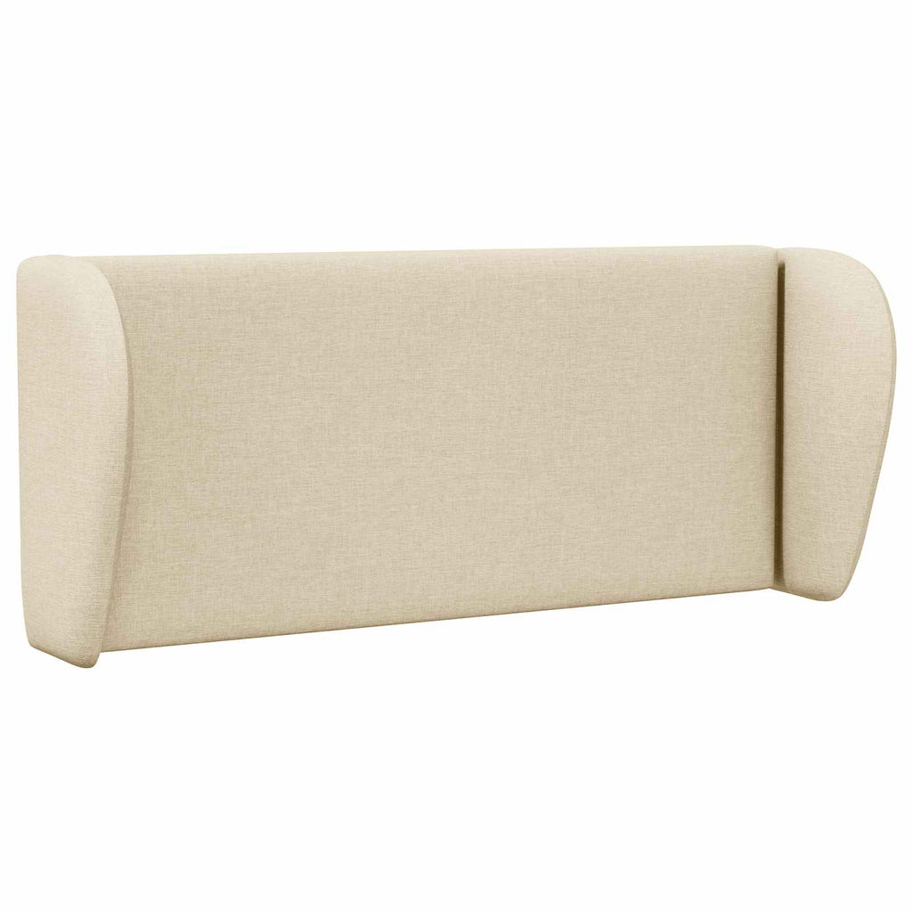 Kopfteil Ohr Creme 40 x 23 x 6 cm Stoff