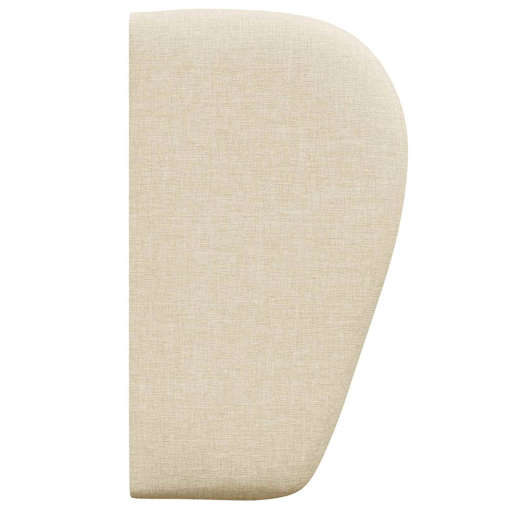 Kopfteil Ohr Creme 40 x 23 x 6 cm Stoff