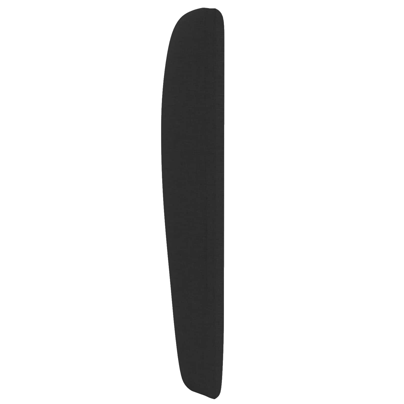Kopfteil Ohr Schwarz 80 x 23 x 6 cm Stoff