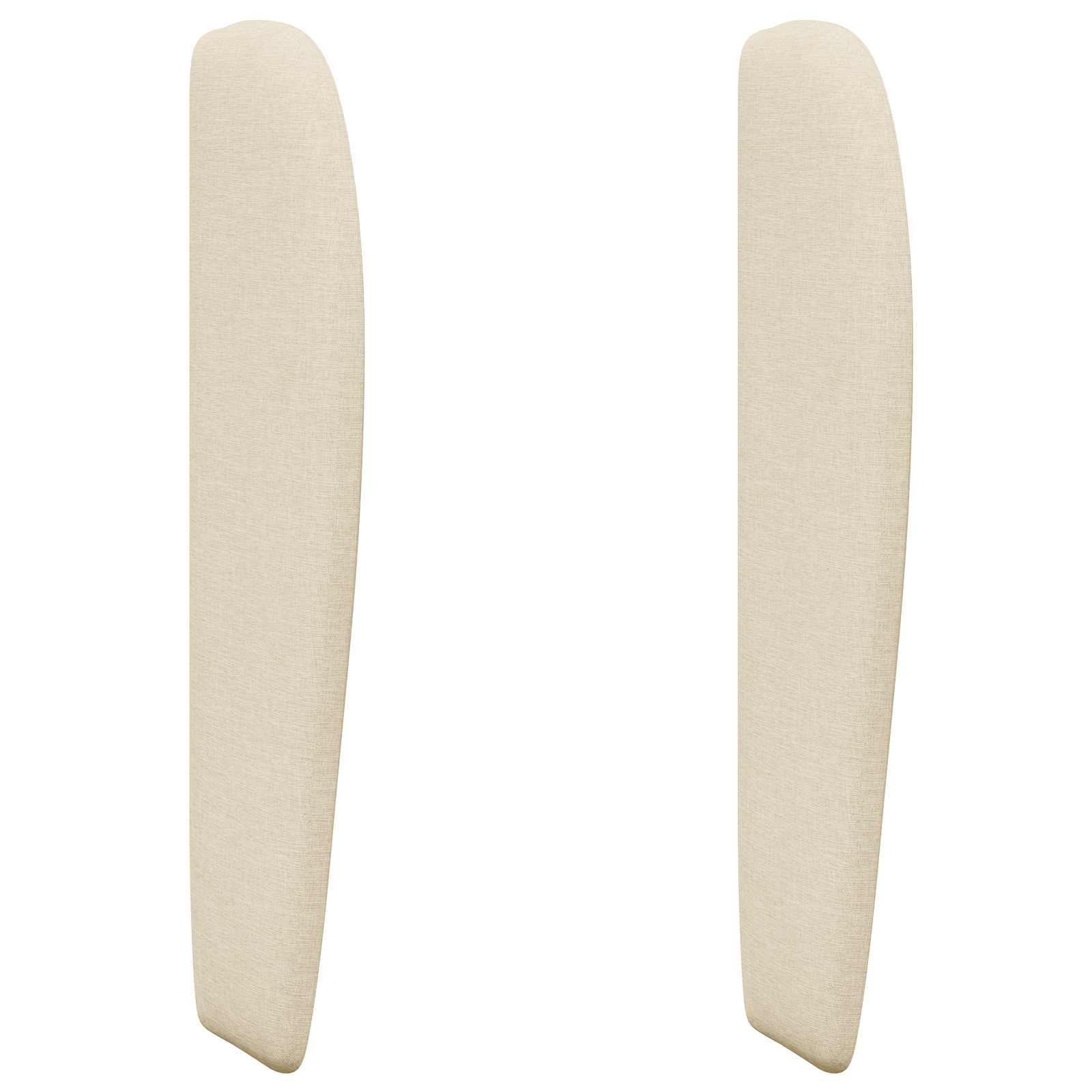 Kopfteil Ohr Creme 80 x 23 x 6 cm Stoff