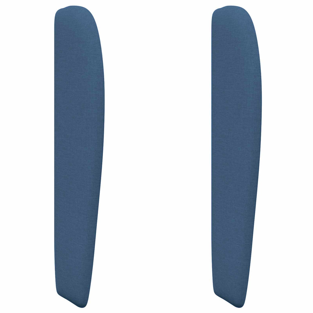 Kopfteil Ohr Blau 80 x 23 x 6 cm Stoff