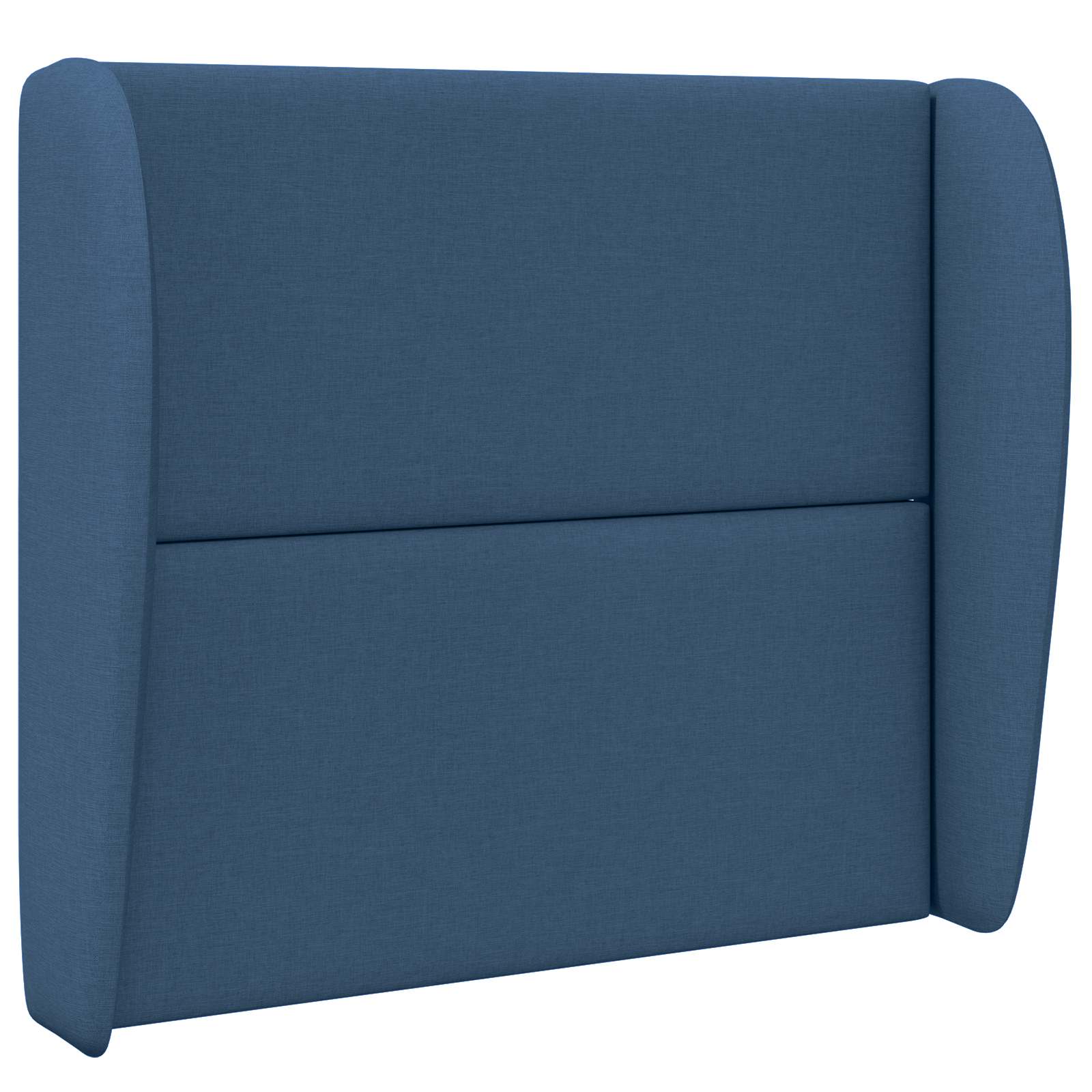 Kopfteil Ohr Blau 80 x 23 x 6 cm Stoff